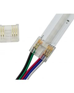 COB RGBW LED Strip to wire Connector 12mm