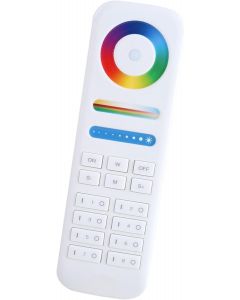 8 Zone Remote Control for RGB, RGBW & RGB+CCT