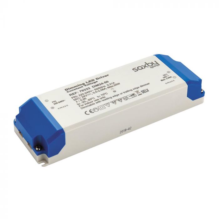 Triac Dimmable LED Driver Constant Voltage 24V 50w