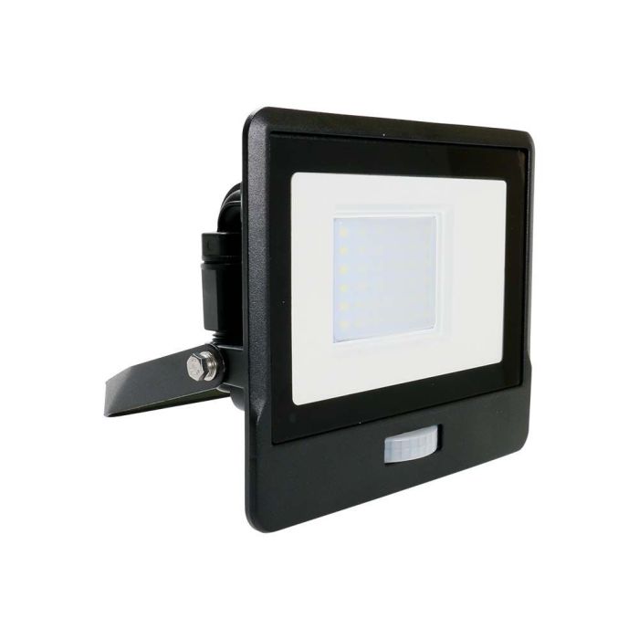 30W LED Floodlight 6500K with PIR Sensor 