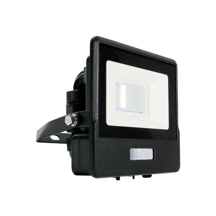 10W LED Floodlight 6500K with PIR Sensor 